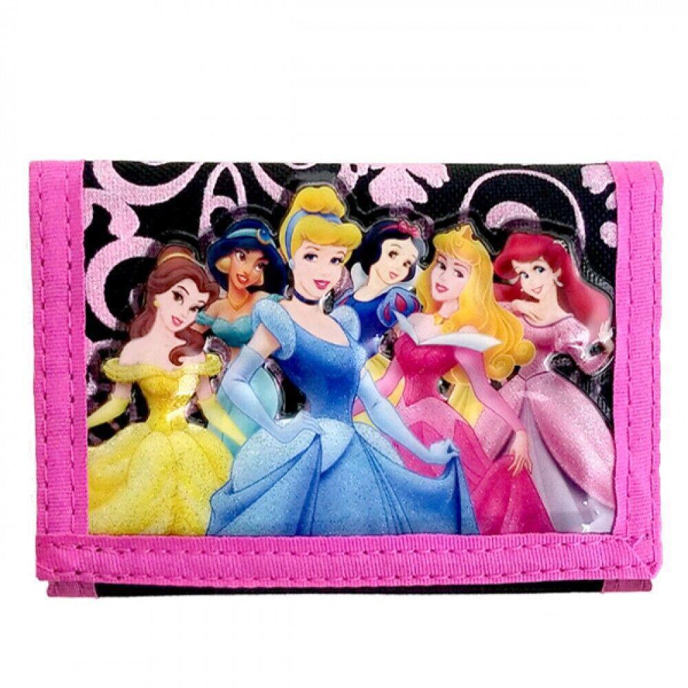 Disney Princess Trifold Wallet Black
